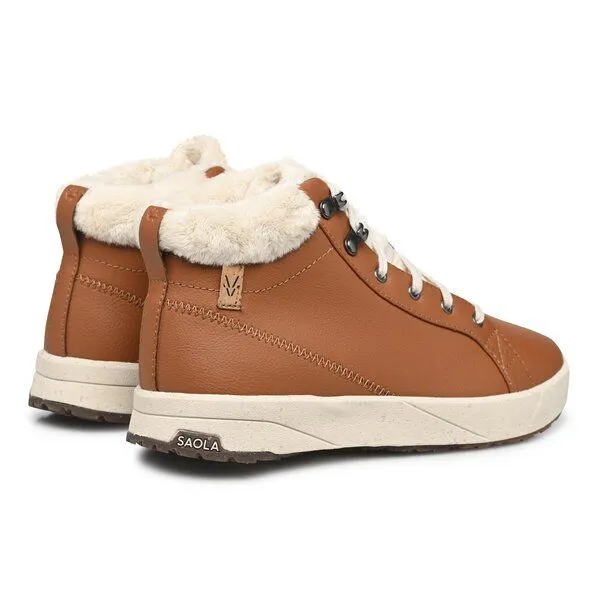 SAOLA SAOLA Vegane Winterschuhe - gefüttert und wasserabweisend - Bergen Warm Women, Caramel, – Produktbild 3 von 3