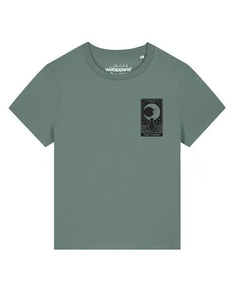watapparel watapparel T-Shirt Frauen Tarot The Moon, Green bay, – Produktbild 1 von 2