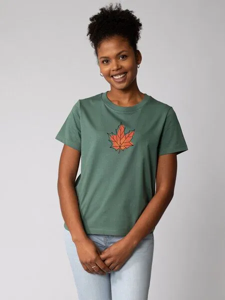 watapparel watapparel T-Shirt Frauen Herbst, Green bay, – Produktbild 1 von 3