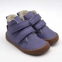 Pololo Pololo Barfuß Winterstiefel aus pflanzlich gegerbtem Leder, unisex, Gr. 22-34, Lila, – Produktbild 1 von 1