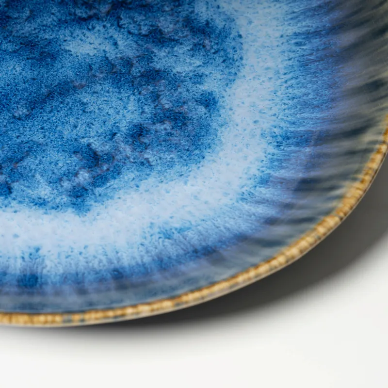 Gipfelstück Gipfelstück Wilde Schlucht Dessertteller-Set, Steinzeug, Blau, – Produktbild 4 von 4