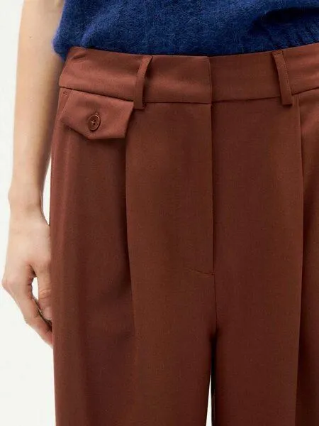 thinking mu thinking mu Damen Hose - Pat Pants, Coffee (braun), – Produktbild 3 von 3