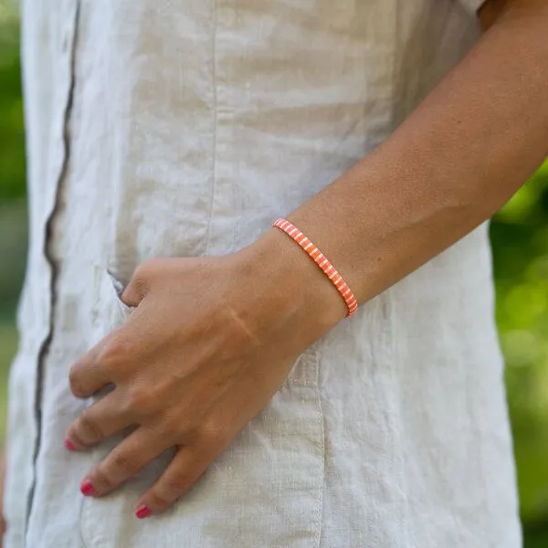 juni juni Breites Armband Apricot – Produktbild 3 von 6