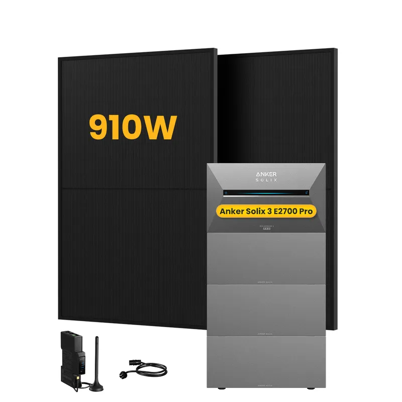Anker Anker SOLIX Solarbank 3 E2700 Pro, mit 2 x 455W Bifaziale Solarmodule, by Powerness - 10.8kWh / 1 x Smart Meter / Selbstabholung – Produktbild 1 von 1