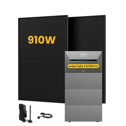 Anker Anker SOLIX Solarbank 3 E2700 Pro, mit 2 x 455W Bifaziale Solarmodule, by Powerness - 10.8kWh / 1 x Smart Meter / Selbstabholung – Produktbild 1 von 1