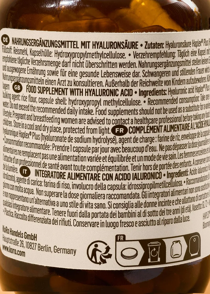 KoRo Hyaluron Kapseln 120 Stück – Produktbild 5 von 5
