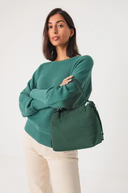 SKFK SKFK Damen vegan Umhängetasche Bell Grün – Produktbild 1 von 1
