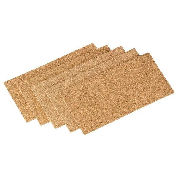 Kork-Deko Kork-Deko 5 Pads aus Kork 200 x 100 mm | 3 mm dick | wahlweise selbstklebend – Produktbild 4 von 4