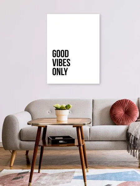 Photocircle Photocircle Poster / Leinwandbild - Good Vibes Only No5 – Produktbild 2 von 4