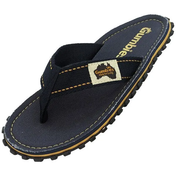 Gumbies Gumbies Classic - Nachhaltige Zehentrenner, Navy (dunkelblau), – Produktbild 3 von 4