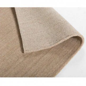 Prolana Prolana Handgefertigter Flor-Teppich "Melange" aus Wolle, Hellbraun, – Produktbild 3 von 3
