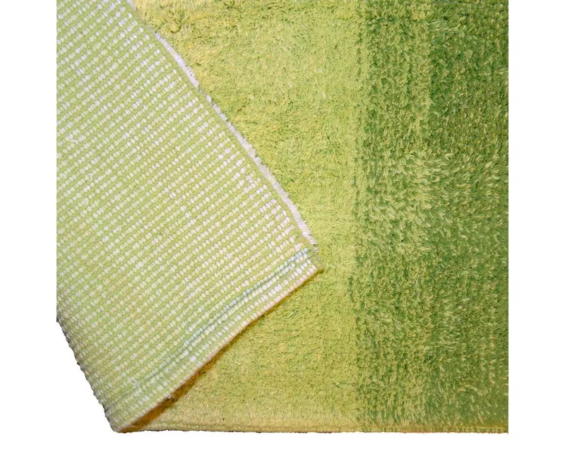 dyckhoff dyckhoff Badematte Colori 09285, Höhe 14 mm, fußbodenheizungsgeeignet, Bio-Baumwolle, rechteckig, Grün, – Produktbild 5 von 5