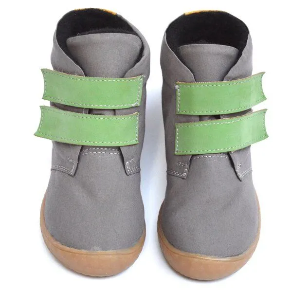 SORBAS SORBAS Kids One vegane Kinderschuhe Grey + Green, Yellow, – Produktbild 4 von 4