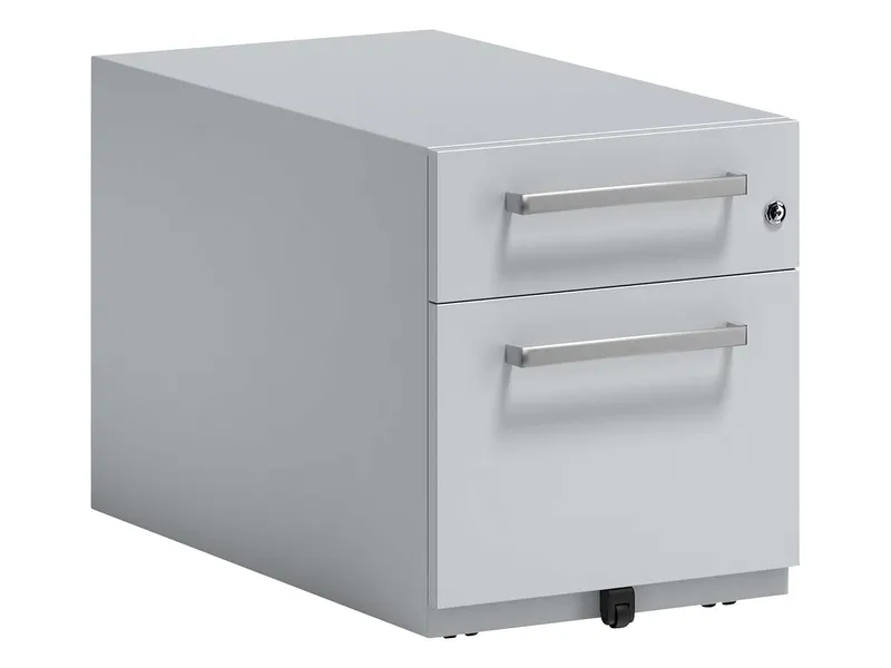 Bisley Bisley Rollcontainer "Note" mit Griff, 1 Schublade, 1 HR T 77,5 cm lichtgrau – Produktbild 1 von 1