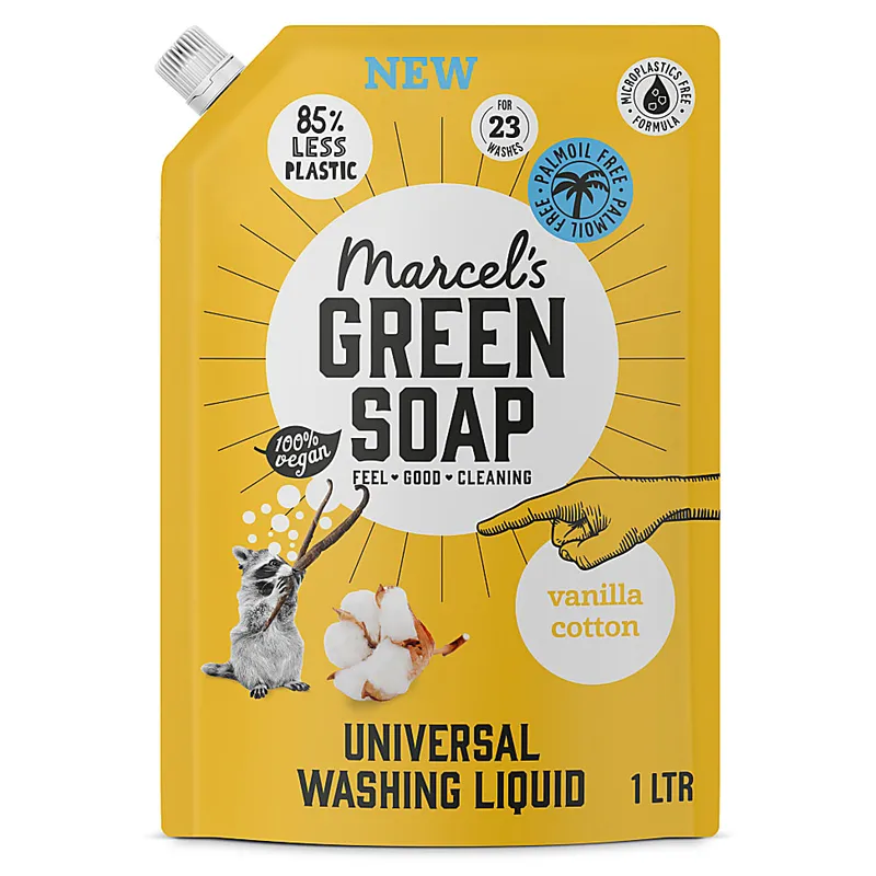 Marcel s Green Soap Marcel s Green Soap Marcel's Green Soap Universal Washing Liquid REFILL Vanilla & Cotton – Produktbild 1 von 1