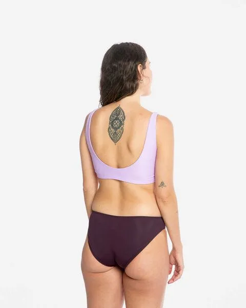 MATONA Matona Bikinihose | Bikini Briefs | aus Econyl, Aubergine, – Produktbild 2 von 3