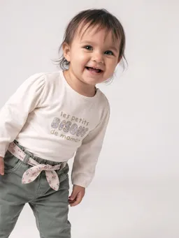 Vertbaudet Baby Langarmshirt mit Puffärmeln – Produktbild 1 von 1