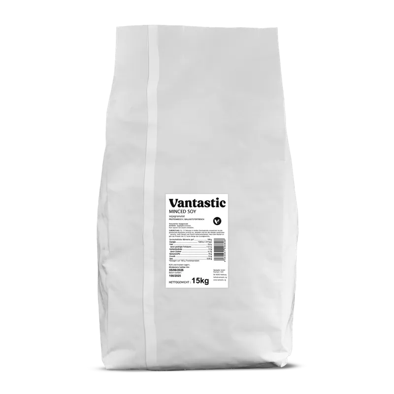 Minced Soy Großpack, Soja Granulat, 15kg – Produktbild 1 von 1