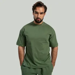 GymBeam OG1 STRIX Oversized Heavy T-Shirt in Cedar Green XL – Produktbild 1 von 1