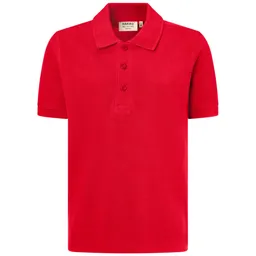 HAKRO HAKRO Kinder Poloshirt #545 Gr. 110/116 rot – Produktbild 1 von 1