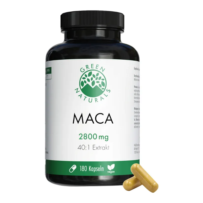 Green Naturals Green Naturals Maca Kapseln vegan – Produktbild 1 von 1