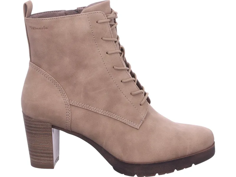 Tamaris Tamaris Schnürstiefelette 100% vegan, Braun, – Produktbild 2 von 4