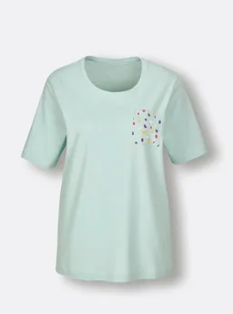 wäschepur Schlafanzug-Shirt kalkmint – Produktbild 1 von 1