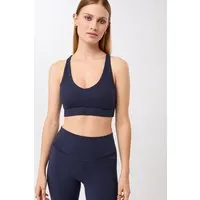 mandala MANDALA Damen vegan Sport-Bh Rib Night Sky, Blau, – Produktbild 1 von 1