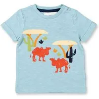 Sense Organics sense-organics Sense Organics Baby Kein kind T-Shirt Bio Baumwolle, Dusty blue camel, – Produktbild 1 von 1