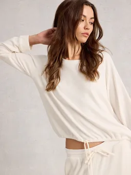 White Stuff Gemütliches Top aus Rippenjersey - XL – Produktbild 1 von 1