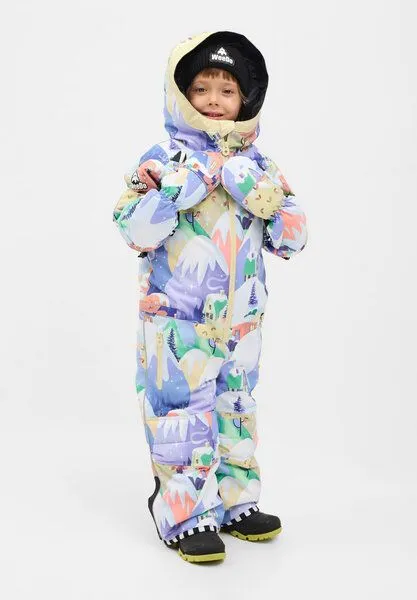 WeeDo WeeDo Schneeanzug „Cosmo Pastelworld Schneeanzug“, Pastel print, – Produktbild 3 von 4