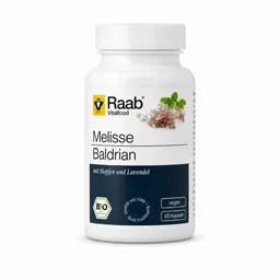 Raab Vitalfood Melisse Baldrian bio (60 Kapseln) – Produktbild 1 von 1