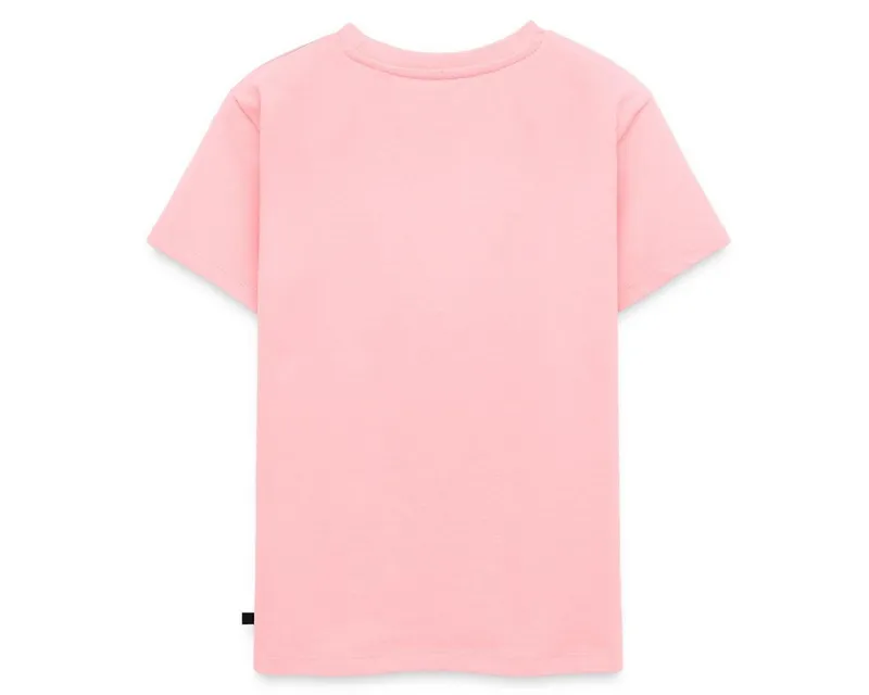 Spreadshirt T-Shirt Sesamstraße Krümelmonster Eat More Cookies Kinder Premium T-Shirt (1-tlg) Normaler Schnitt für optimale Passform, Rosa, – Produktbild 4 von 5