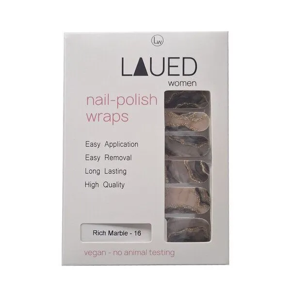 Vargu Vargu LAUED Nagelfolien marble, Rich marble, – Produktbild 1 von 4