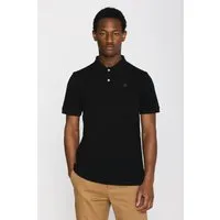 KnowledgeCotton Apparel KnowledgeCotton Apparel Herren vegan Polohemd Basic Badge Black Jet – Produktbild 1 von 1