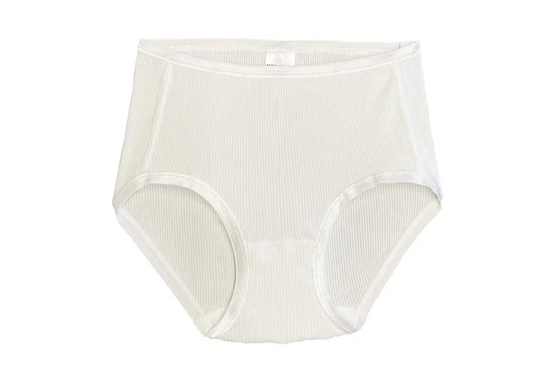 HERMKO Slip 92138 100 % Bio-Baumwolle, Doppelripp basic weich hergestellt in EU, Weiß, – Produktbild 2 von 2