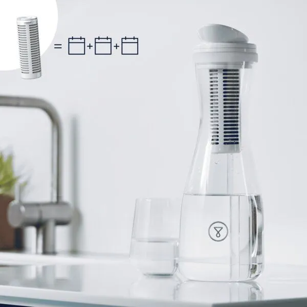 Tappwater Glas-Filterkanne Tappwater PitcherPro 1,45L. Filtert +100 Substanzen – Produktbild 3 von 4