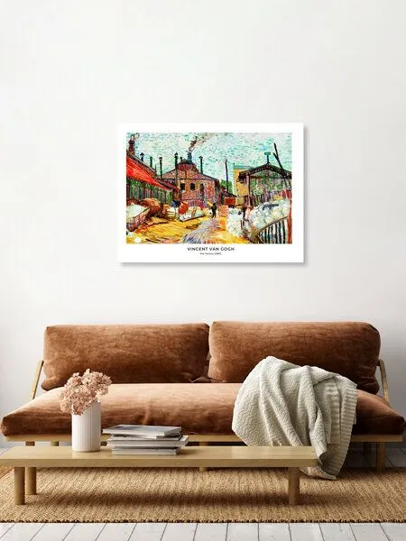 Photocircle Photocircle Poster / Leinwandbild - Vincent Van Gogh: Die Fabrik – Produktbild 3 von 8