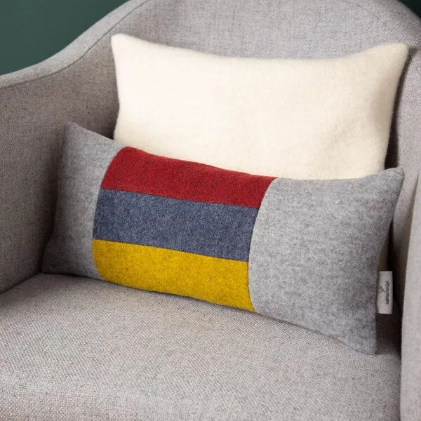 nahtur-design nahtur-design Rückenkissen mit Wollefüllung | Rückenstützkissen, No_2 (bunt), – Produktbild 1 von 4