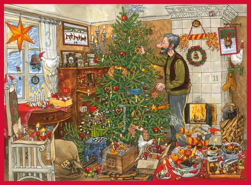 Oetinger Adventskalender Pettersson und Findus. Adventskalender – Produktbild 1 von 1