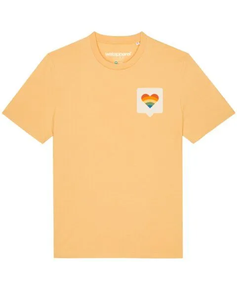 watapparel watapparel T-Shirt Unisex Von Herzen, Nispero, – Produktbild 1 von 3