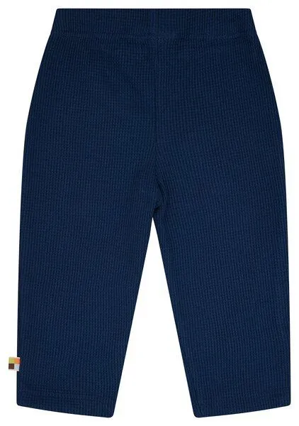 loud + proud loud + proud Babys & Kinder Hose in Waffelstruktur, GOTS-zertifiziert, Ultramarine(blau), – Produktbild 3 von 3