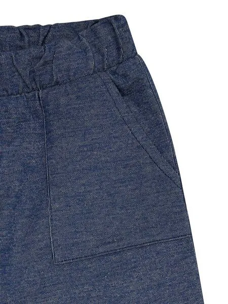 loud + proud loud + proud Babys & Kinder Elastische Hose in Denim-Optik, GOTS-zertifiziert, Blue, – Produktbild 2 von 2