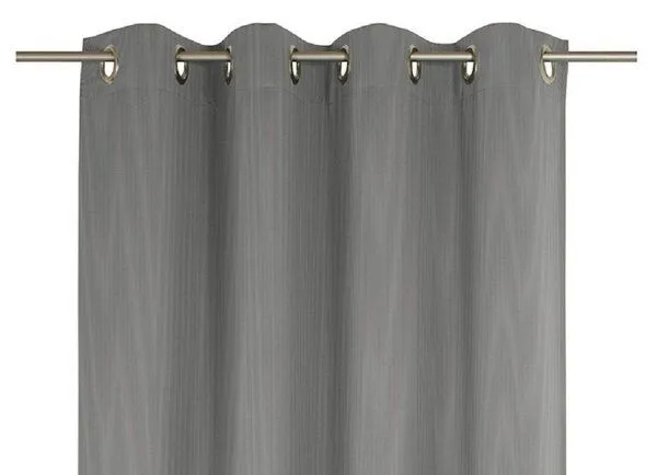 Nature by Adam Nature by Adam Vorhang aus 100% Bio-Baumwolle - Made in Germany - Uni Collection light, Dunkelgrau, – Produktbild 5 von 7