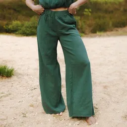 NORDLICHT NORDLICHT Damen Musselin Palazzo Hose aus Bio-Baumwolle NILLA – Produktbild 1 von 1