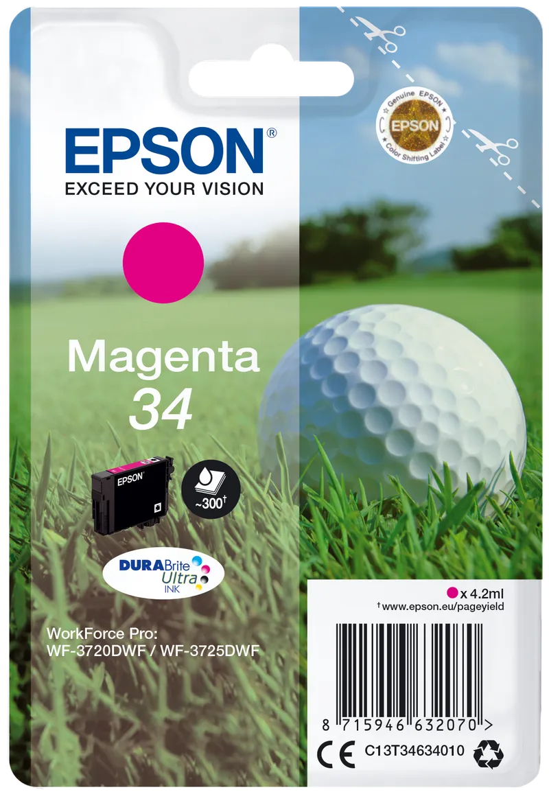 Epson Epson Tintenpatrone T3463/ 34 magenta – Produktbild 1 von 2