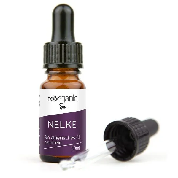 NeoOrganic NeoOrganic Bio-Nelkenöl (Syzygium Aromaticum), 100% biologisches ätherisches Öl - 10ml – Produktbild 1 von 2