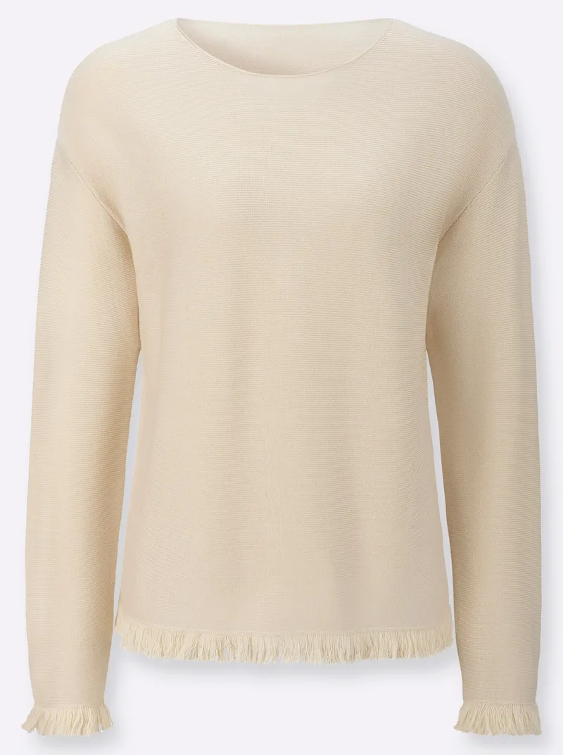 Witt Langarm-Pullover, Elfenbein, – Produktbild 1 von 2