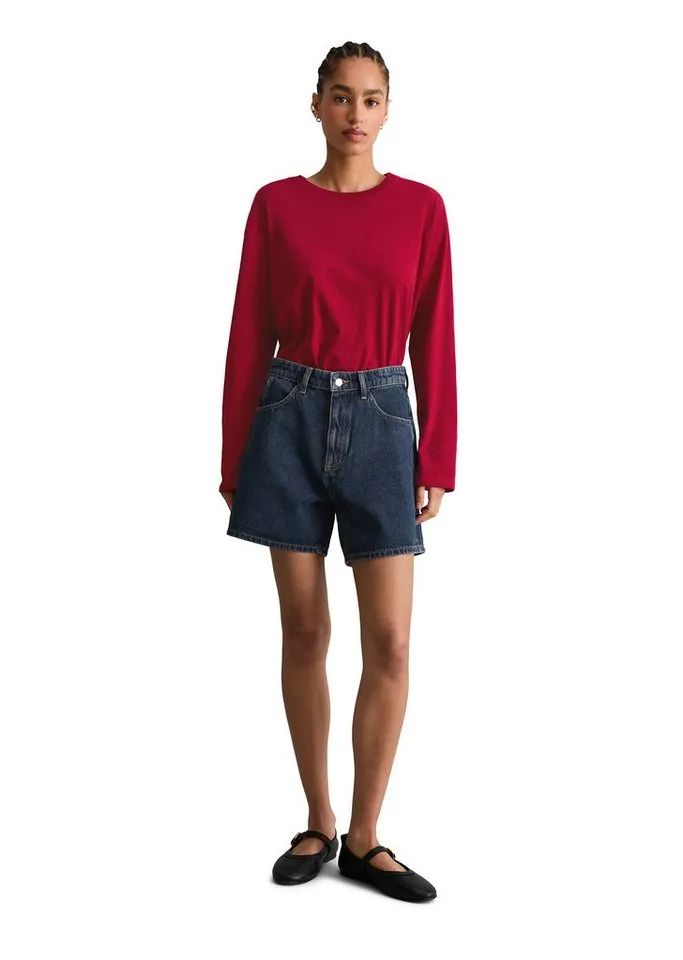 Marc O'Polo DENIM Shorts aus Rigid Denim, Blau, – Produktbild 5 von 5