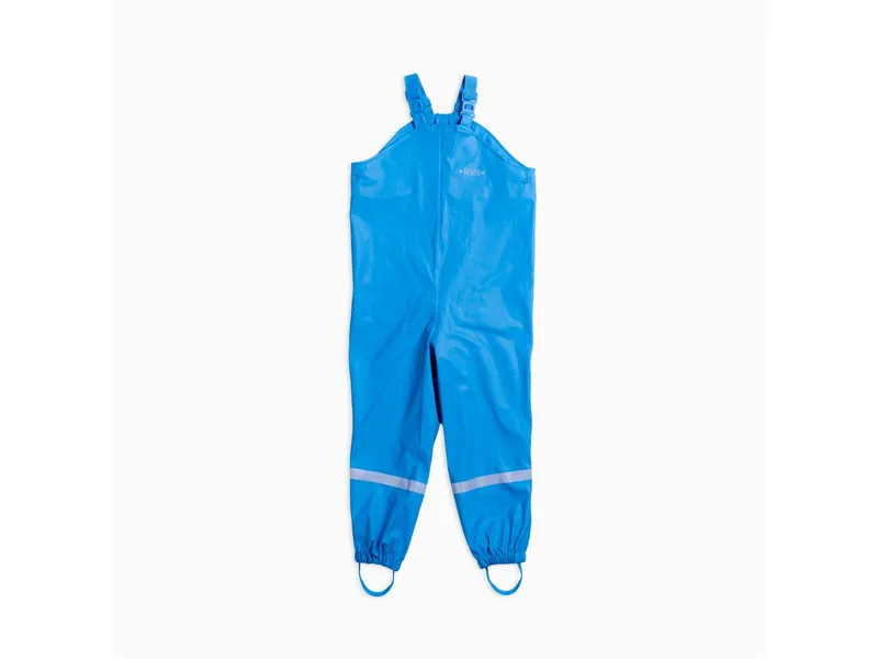 BMS BMS Kinder Buddelhose Regenhose mit Latz Räuberwald SoftSkin hellblau Gr.104, Blau, – Produktbild 1 von 1